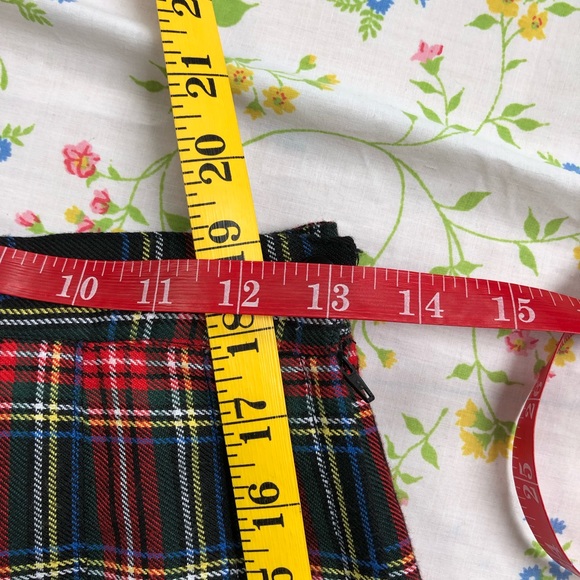 True Vintage Punk Plaid Miniskirt - Picture 9 of 10